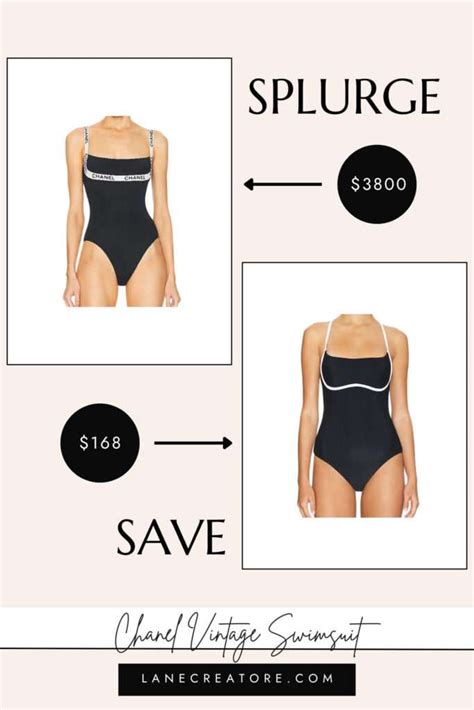 chanel one piece swimsuits dupe|chanel dupes.